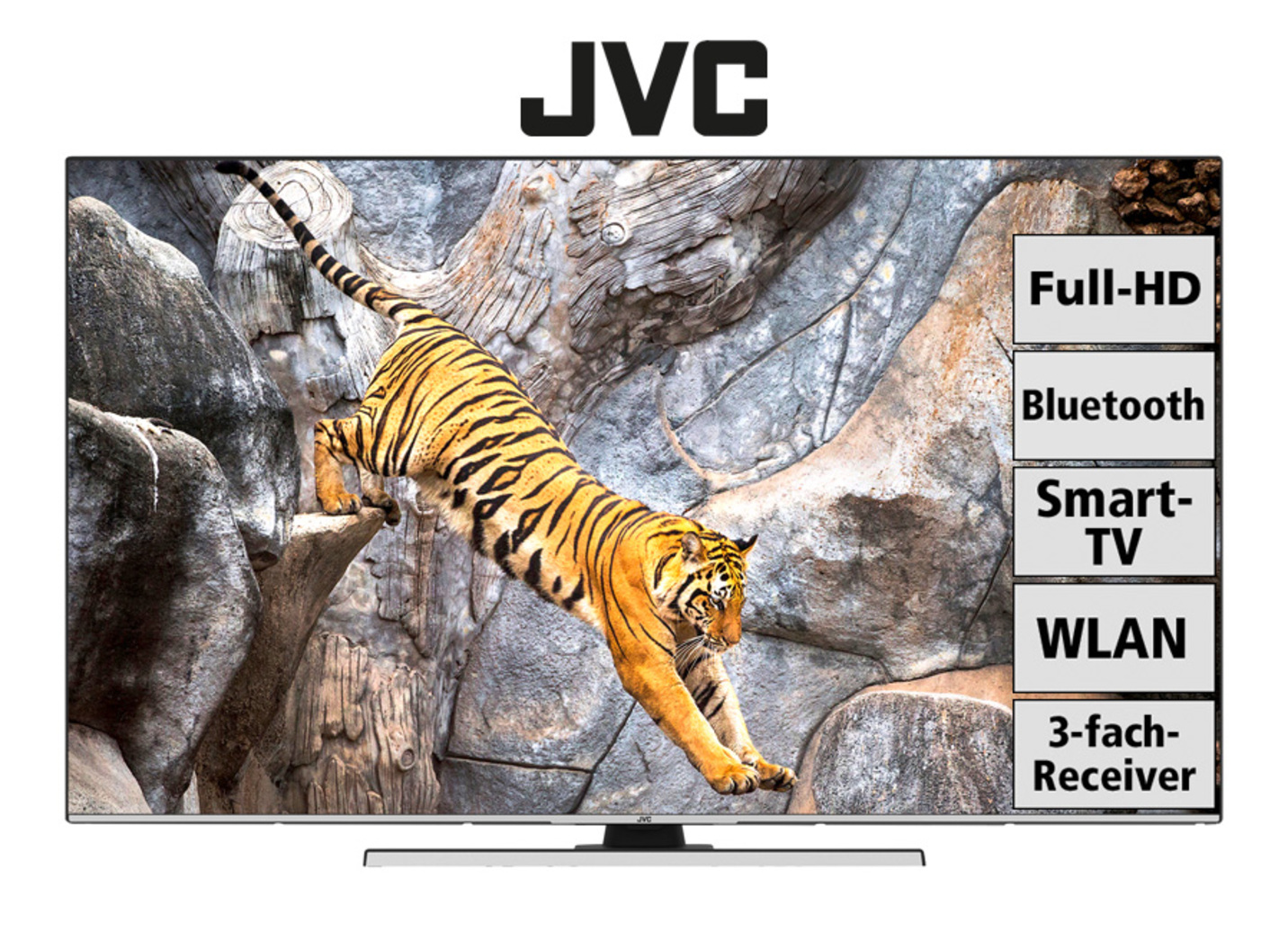 JVC 4K-Ultra-HD LED-Fernseher in verschiedenen Größen ...