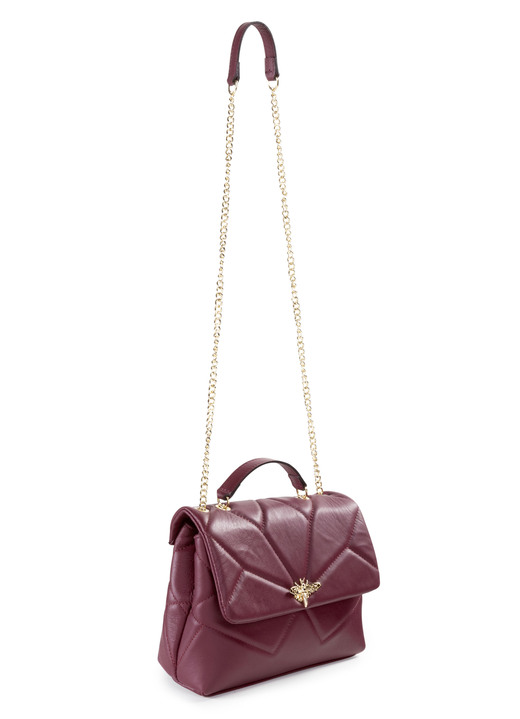 Taschen - Laurina Tasche mit Kippschloss in extravaganter Libellenform, in Farbe BORDEAUX Ansicht 1