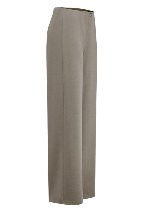 Hosen in Schlupfform - Schicke Hose in bequemer Weite , in Größe 018 bis 052, in Farbe TAUPE MELIERT Ansicht 1