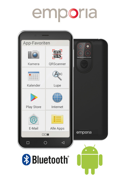 Mobil-Telefone - Emporia SMART.5mini Smartphone, in Farbe SCHWARZ Ansicht 1