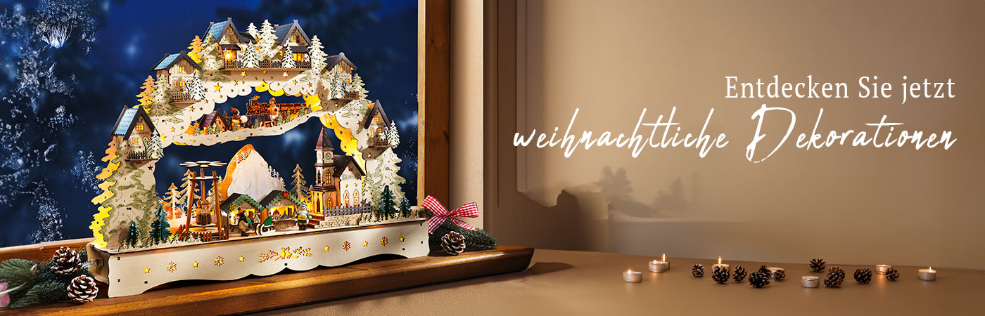 Besondere Weihnachtsdekoration für mehr Gemütlichkeit