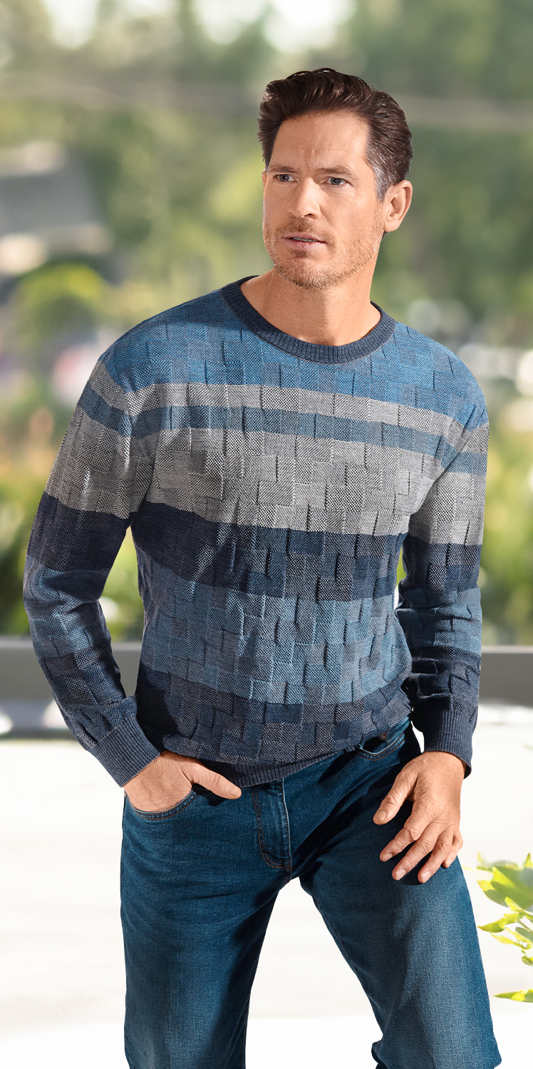 Strickmode für Herren in eleganten und klassischen Designs online entdecken